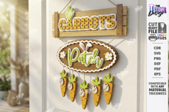 Easter Door Hangers Laser Cut Bundle | Easter Basket Planter Product Image 2