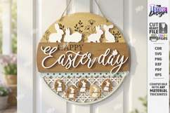 Easter Door Hangers Laser Cut Bundle | Easter Basket Planter Product Image 3