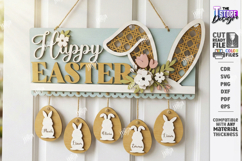 Easter Door Hangers Laser Cut Bundle | Easter Basket Planter Product Image 4