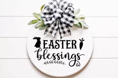 EASTER DOOR SIGN SVG I ROUND EASTER DOOR SIGN SVG I EASTER FARMHOUSE SIGN SVG