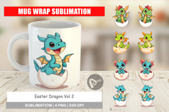 Mug Wrap Easter Dragon Product Image 1