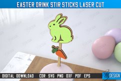 Easter Sticks for Stirring Drink | Drinks Markers | CNC File Product Image 1