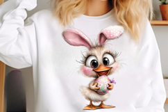 Easter Duck Clipart Product Image 2