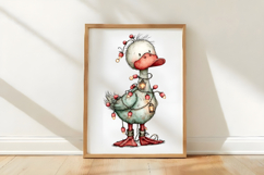 Whimsical Easter Duck Clipart Png Product Image 2