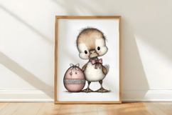Easter Duck Whimsical Clipart Product Image 3