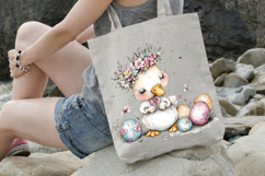 Easter Duckling Bloom Clipart Product Image 3