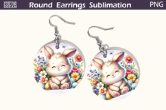 Easter Round Earrings | Easter Animal Earrings Product Image 1