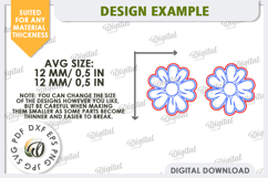 Flower Earrings LaserCut. Spring Earrings. Floral Earrings Product Image 2
