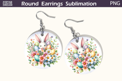 Easter Round Earrings | Easter Animal Earrings Product Image 1