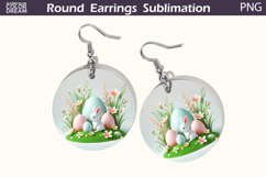Easter Round Earrings | Easter Animal Earrings Product Image 1