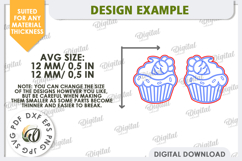 Easter Cake Earrings Laser Cut. Spring Earrings SVG Product Image 2