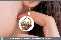 GorgeousEaster Round Earrings design.