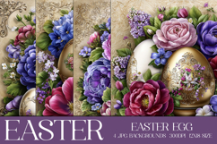 Easter Background, Easter Card, Easter Eggs Backgrounds, s1 Product Image 1
