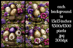 Easter Background, Easter Card, Easter Eggs Backgrounds, s2 Product Image 2
