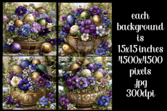 Easter Background, Easter Card, Easter Eggs Backgrounds, s3 Product Image 2