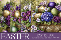 Easter Background, Easter Card, Easter Eggs Backgrounds, s5 Product Image 1