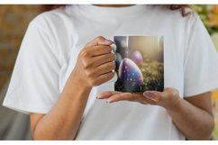 Easter Egg Bokeh Mug sublimation design Product Image 2