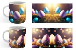 Easter Egg Bokeh Mug sublimation design Product Image 3