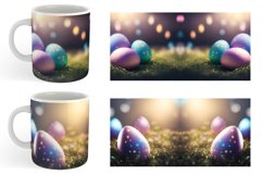 Easter Egg Bokeh Mug sublimation design Product Image 4