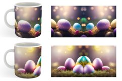 Easter Egg Bokeh Mug sublimation design Product Image 5