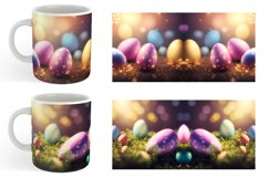 Easter Egg Bokeh Mug sublimation design Product Image 6