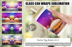 Glass Can Wraps Easter Egg Bokeh Product Image 1