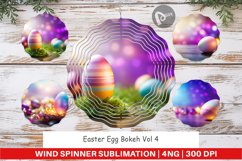 Wind Spinner Easter Egg Bokeh Product Image 1