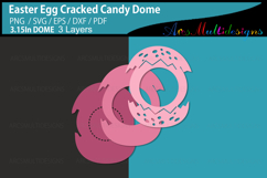 Easter Cracked Egg Candy Dome Product Image 2