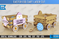 Easter Egg Cart | Easter Egg Holder | Candy Treat Box | CNC Product Image 1
