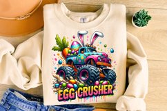 Egg Crusher PNG, Easter Truck, Easter PNG Sublimation, Egg Product Image 3