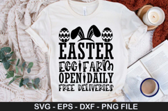 Easter SVG Design - Cottontail station happy easter delivery Product Image 4