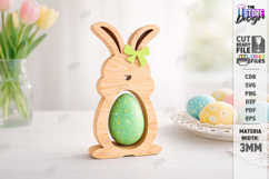 Easter Egg Holder Laser Cut | Easter Bunny | Egg Stand | CNC Product Image 1