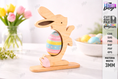 Easter Egg Holder Laser Cut | Easter Bunny | Egg Stand | CNC Product Image 1