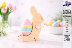 Easter Egg Holder Laser Cut | Easter Bunny | Egg Stand | CNC Product Image 1