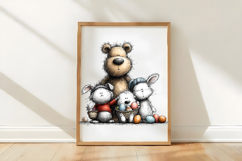 Easter Egg Hunt Animals Clipart Product Image 3