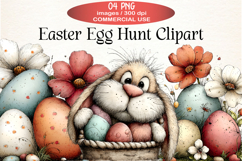 Easter Egg Hunt Clipart Product Image 1