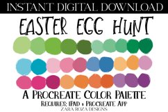 Easter Egg Hunt Procreate Color Palette 30 Rainbow Swatches Product Image 1