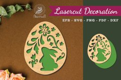 Easter Egg Laser Cut Decoration Product Image 1