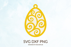 Easter egg ornament | Easter egg svg Product Image 1