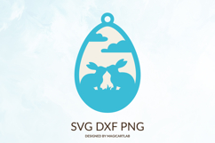 Easter egg ornament | Easter egg svg Product Image 1