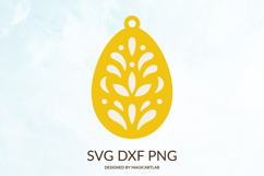Easter egg ornament | Easter egg svg Product Image 1
