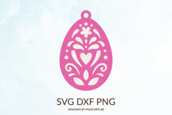Easter egg ornament | Easter egg svg Product Image 1