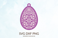 Easter egg ornament | Easter egg svg Product Image 1