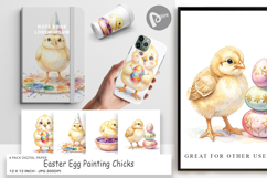 Easter Egg Painting Digital Paper Product Image 1