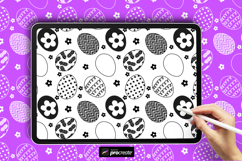 Easter Egg Pattern Brush for Procreate 