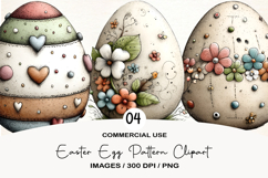 Easter Egg Pattern Clipart Product Image 1