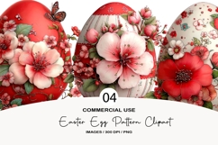 Easter egg pattern clipart Product Image 1