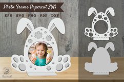 Easter Egg Photo Frame Papercut SVG Product Image 1