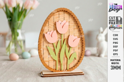 Easter Egg Shelf Sitters Laser Cut Bundle | Floral and Bunny Product Image 13