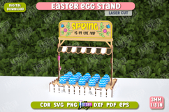 Egg Stand for Easter | Easter Bunny | Easter Egg Holder |CNC Product Image 1